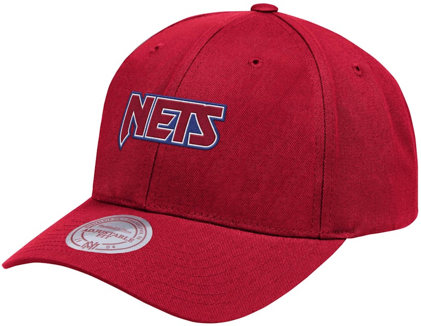 Aape x Mitchell & Ness New Jersey Nets Strapback Hat Red Men's