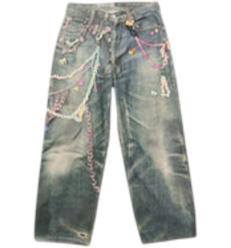 Acne Studios 1981F Baggy Fit Jeans Blue FW25 US