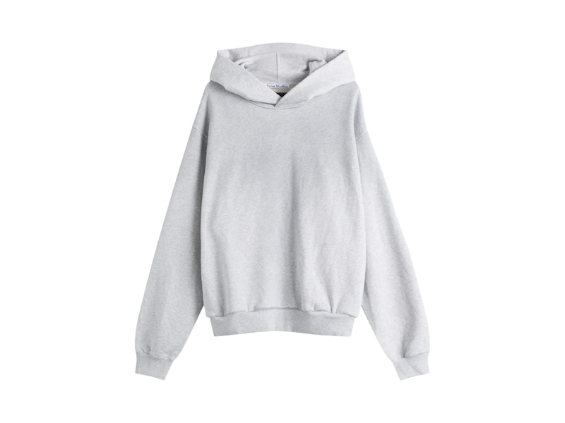 Acne Studios 1996 Back Logo Hoodie Grey Melange - SS25 - US