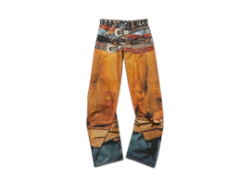 Pre-owned Acne Studios Men's  2006m Loose Fit Jeans In Better Scarelet Red