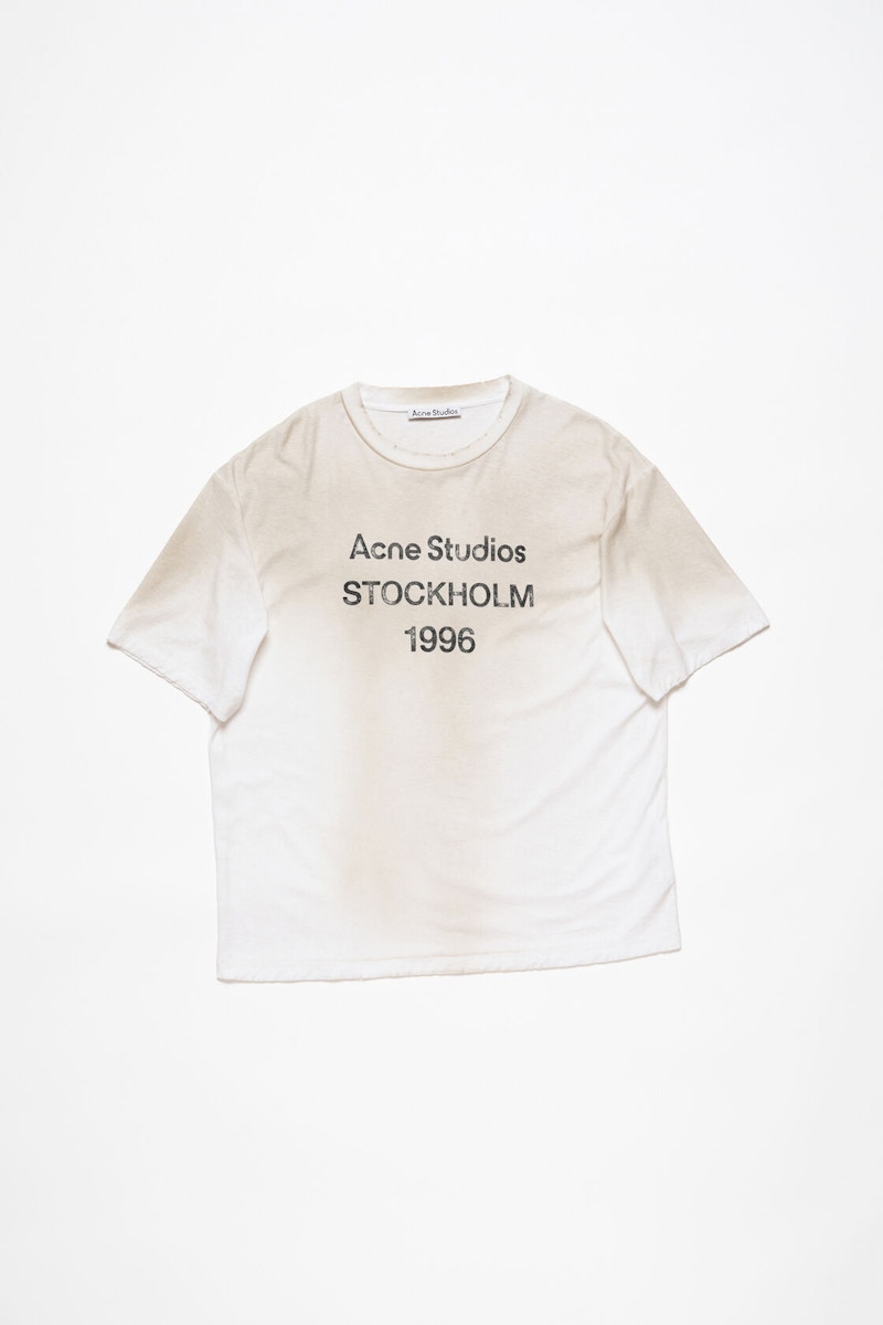 Acne Studios Acne Studio Logo Relaxed Fit T-shirt DUSty White