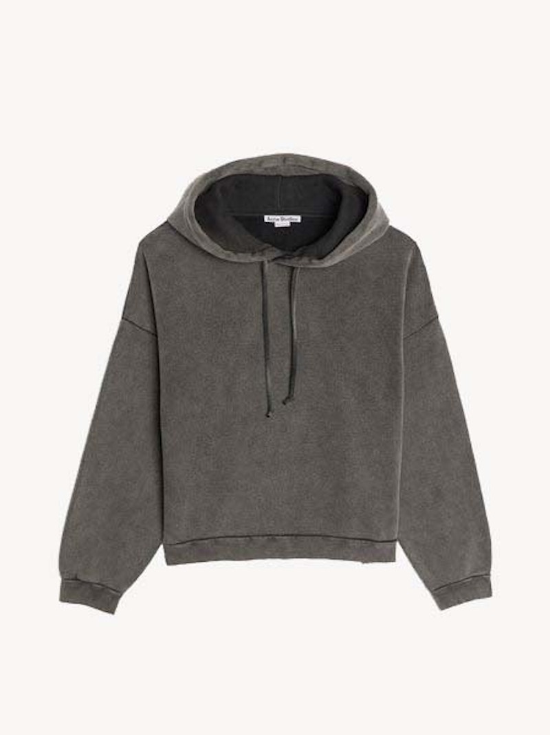 ACNE STUDIOS Pre-owned Back Logo Patch Hoodie In Faded Black