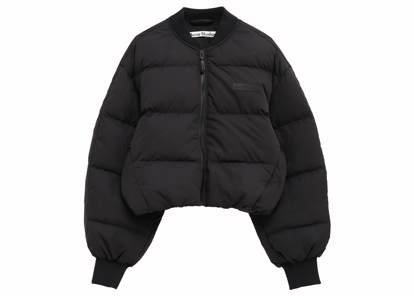 Acne Studios Bomber Puffer Jacket Washed Black 969 - SS24 - GB