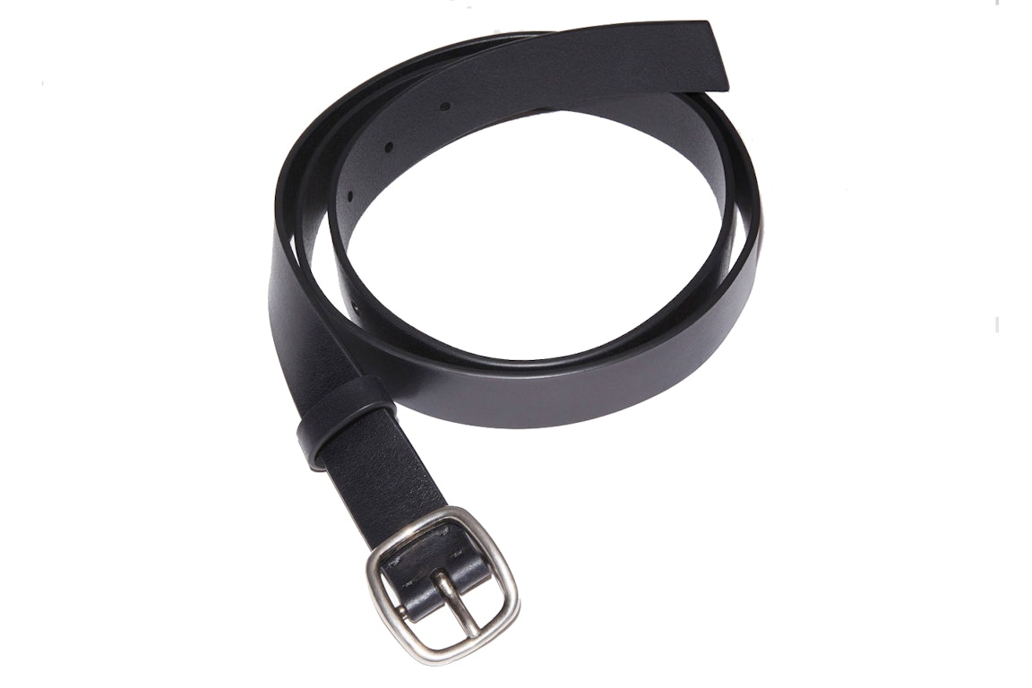 Pre-owned Acne Studios Classic Leather Belt Black