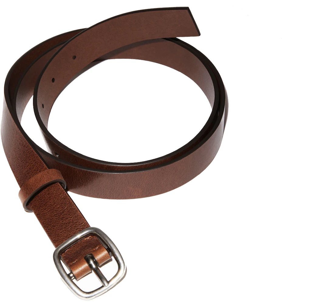 Acne Studios Classic Leather Belt Brown in Leather - US
