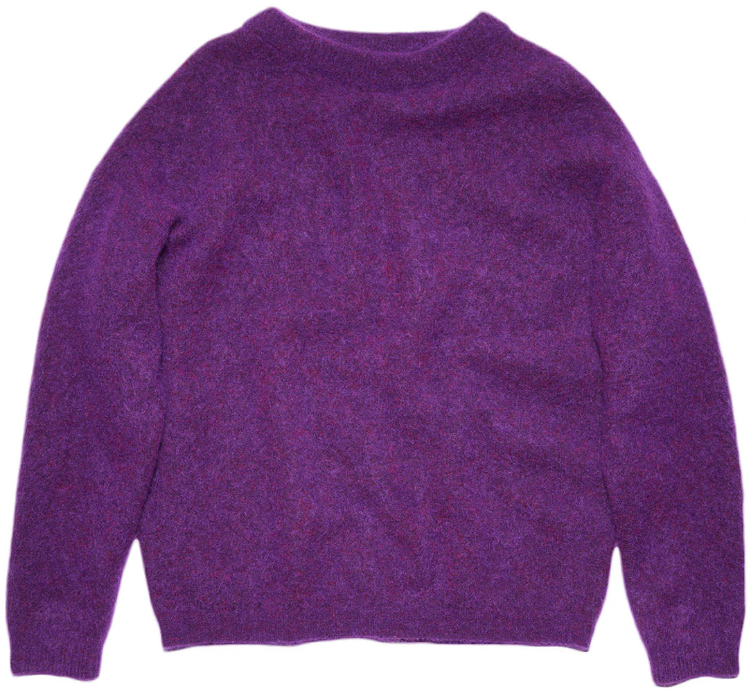 Acne Studios Crewneck Jumper Sweater Violet Purple Men's - FW22 - US