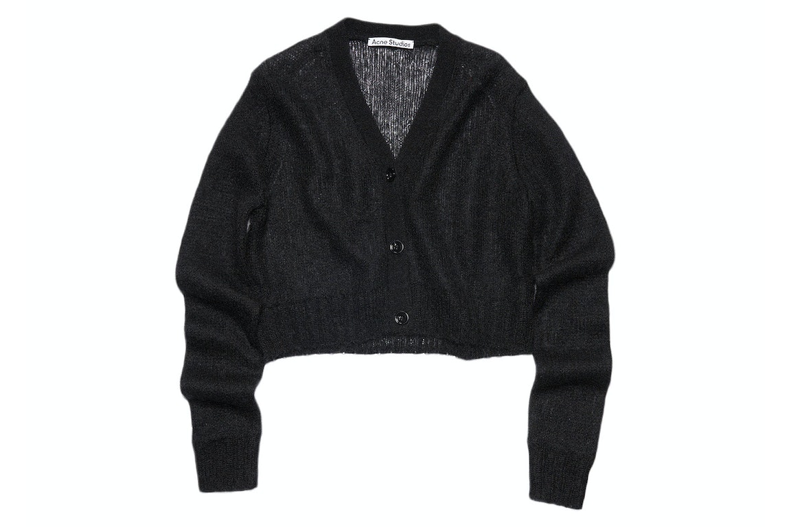 Pre-owned Acne Studios Cropped Cardigan Black