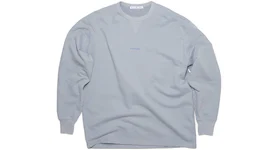 Acne Studios Logo Crewneck Sweatshirt Steel Grey