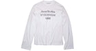 Acne Studios Logo Maglietta Manica Lunga Bianco