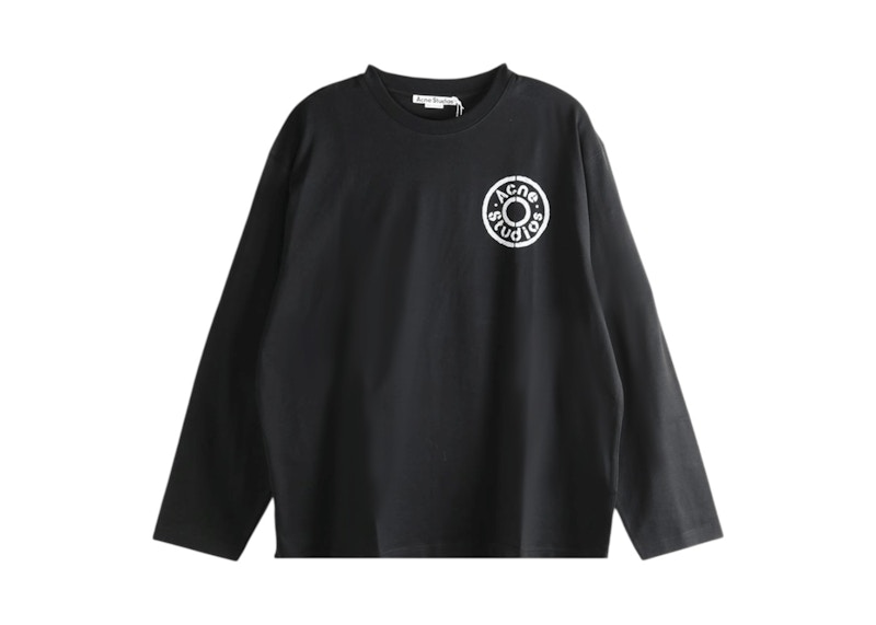Acne Studios Long Sleeved Crew Neck T-shirt Black Men's - US