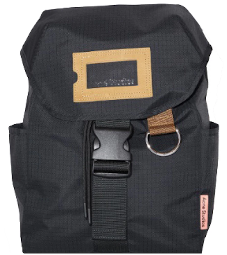 Acne Studios Nylon Backpack Black - FW22 - US