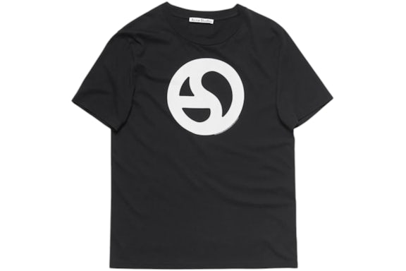 Camiseta Acne Studios Estampado Negro