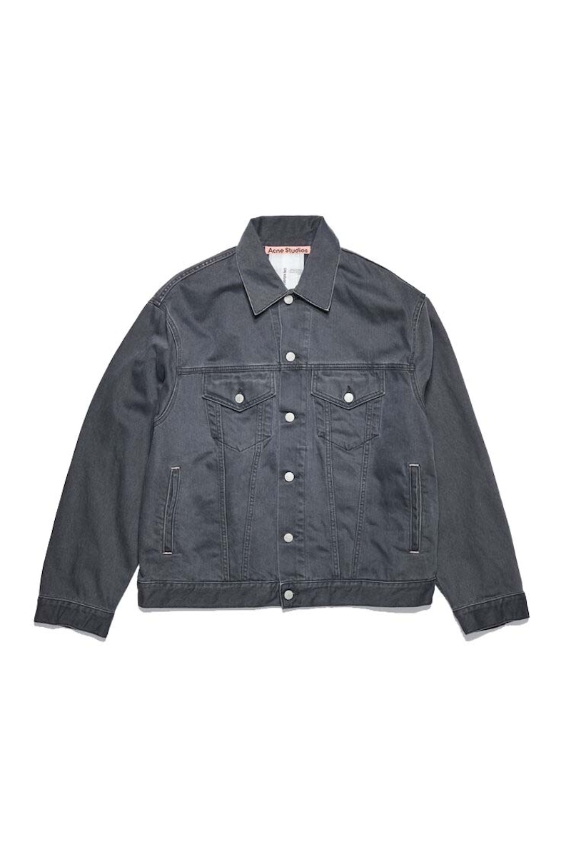 Acne studios best sale denim jacket black