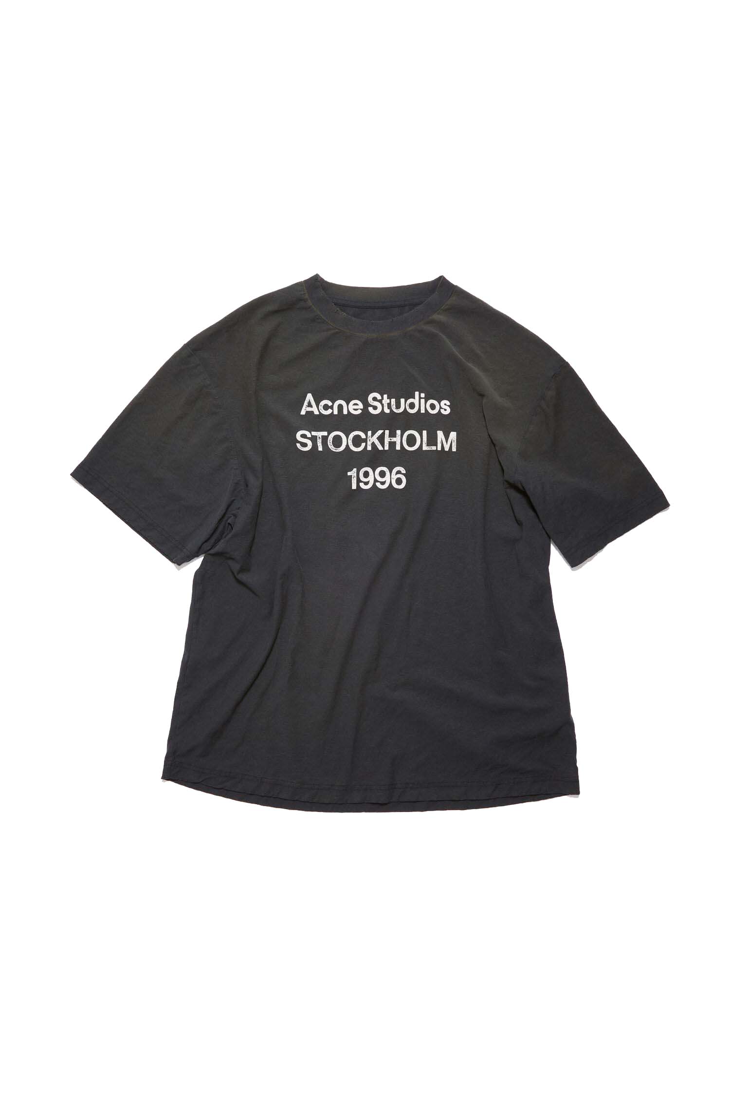 Acne Studios STOCKHOLM 1966 Logo T-Shirt Black - US