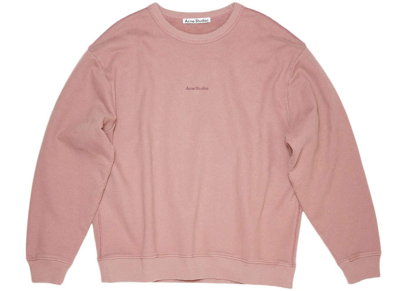 Acne Studios Stamp Logo Sweatshirt Blush Pink Men's FW22 US