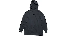 Acne Studios Stamped Logo Hoodied Sweatshirt Black