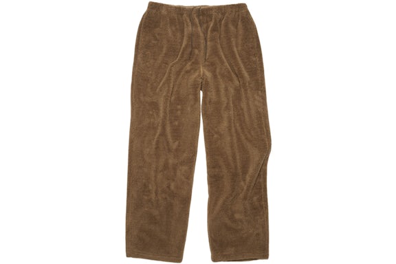 Acne Studios Teddy Fleece Trousers Hazel Beige
