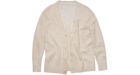 Acne Studios Wool-Blend V-Neck Button-Up Cardigan Light Taupe