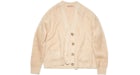 Acne Studios Wool Mohair Cardigan Warm Beige