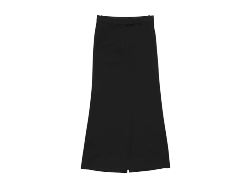 Pre-owned Acne Studios Women's  Wrap Skirt In Black