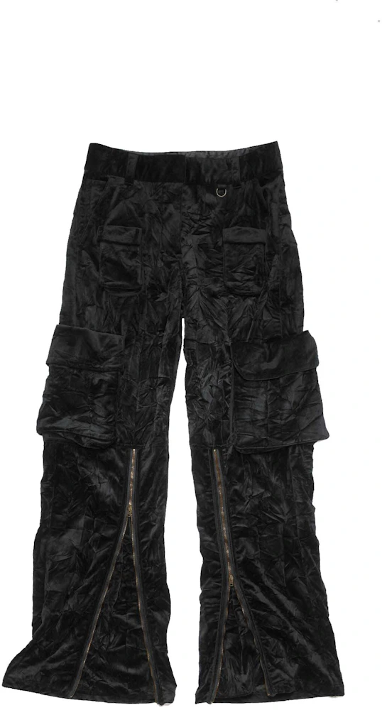 Acne Studios Zipper Cargo Pants Black - DE