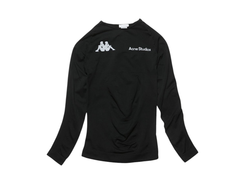 Acne Studios x Kappa Long Sleeve Logo T-shirt Black メンズ