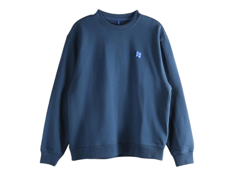 ADER error Long-Sleeve Hoodie Navy - SS26 - US