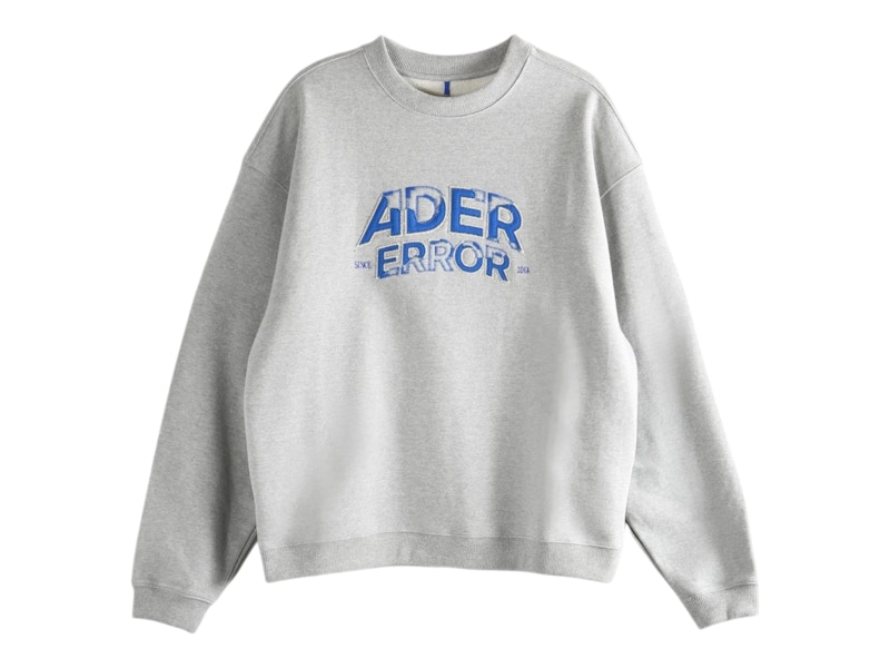 ADER error Personalized Logo Design Hoodie Grey