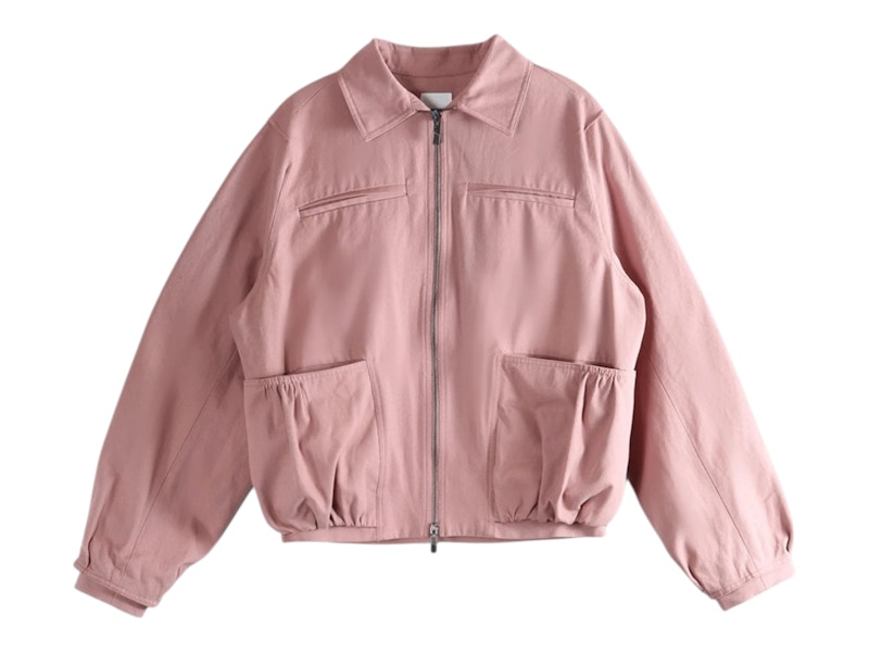 Chaqueta ADER Error Soft con cremallera rosa