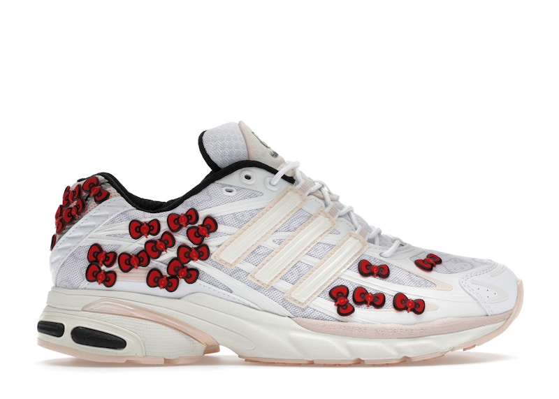 Pre-owned Adidas Originals Adistar Cusion Hello Kitty (women's) Sneakers In Footwear White/wonder Quartz/core Black