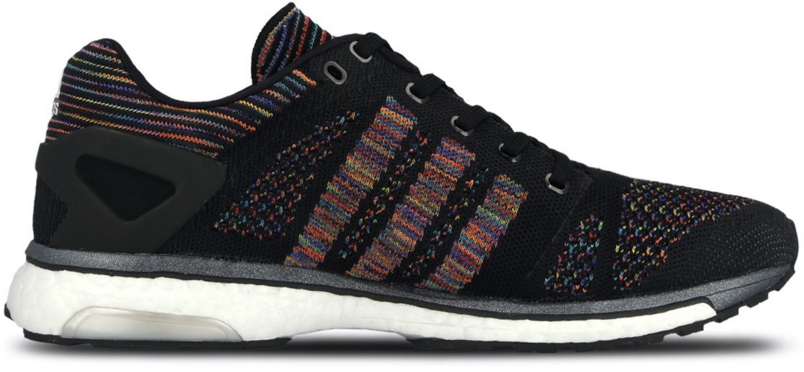 Adidas black 2024 rainbow shoes