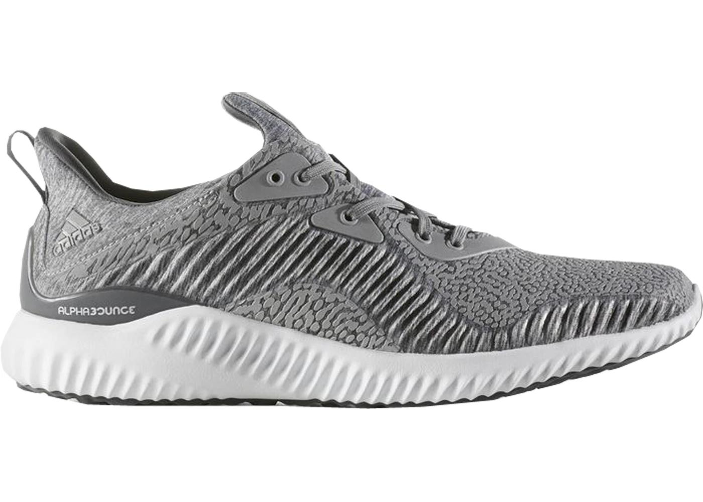adidas Alphabounce Reflective Grey Men s BY4327 US