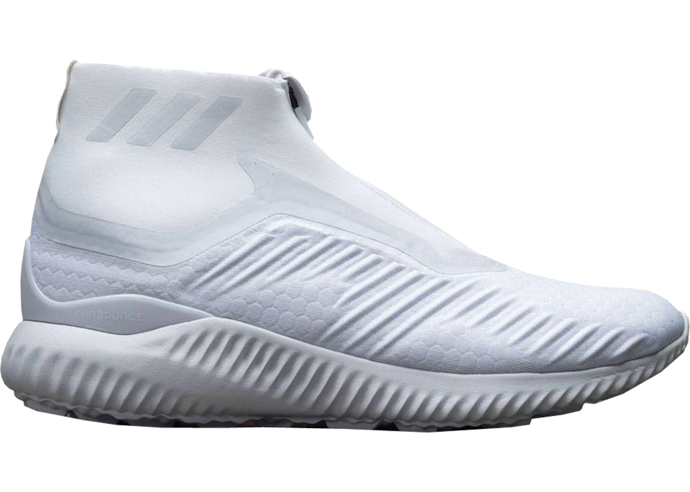 adidas Alphabounce Zip Triple White Men s DA9707 US
