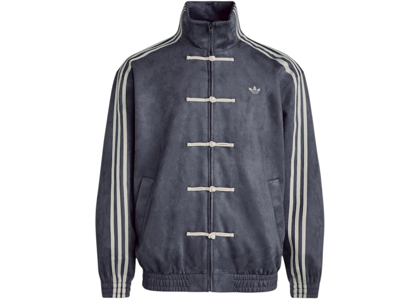 adidas CTT Chinese Track Top 3.1 Gender Neutral Jacket (Asia Sizing) Grey Blue