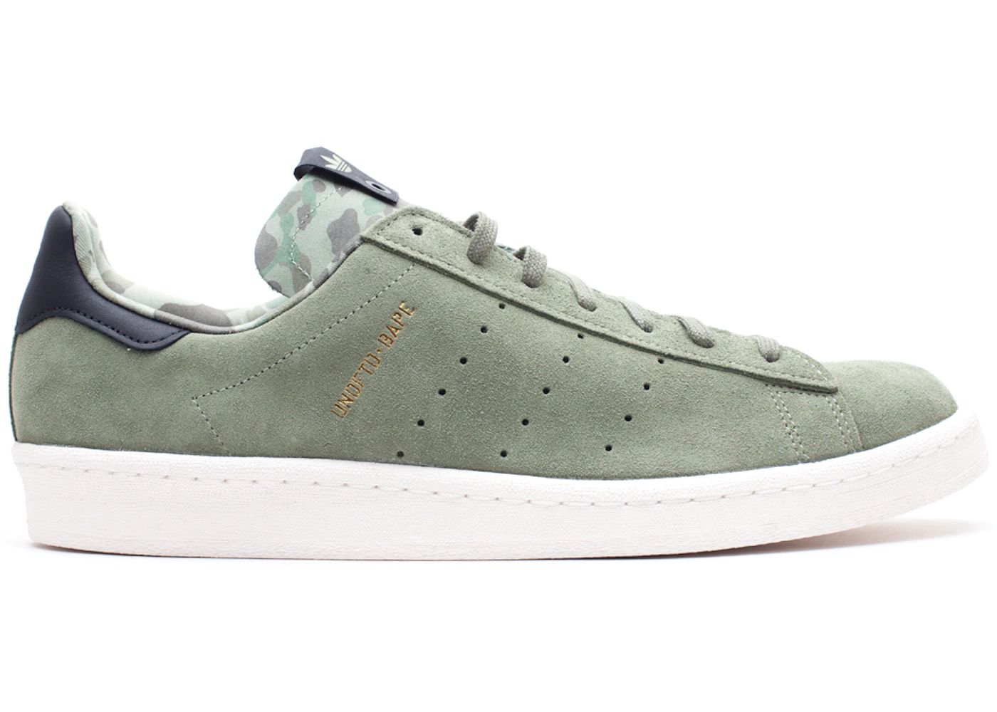 adidas Campus 80s Undefeated x Bape Green Men's - G95033 - US adidas Campus 80s Undefeated x Bape Green Men's - G95033 - US