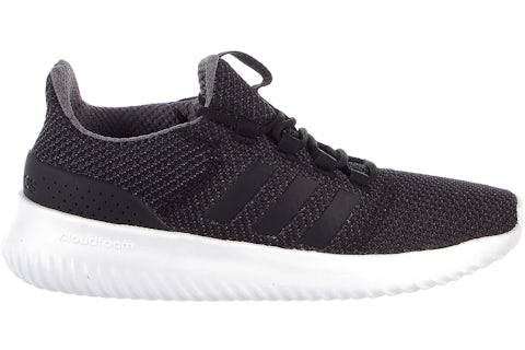 Adidas cloudfoam ultimate black and white on sale