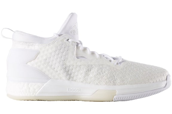 adidas D Lillard 2 Boost Primeknit Triple White