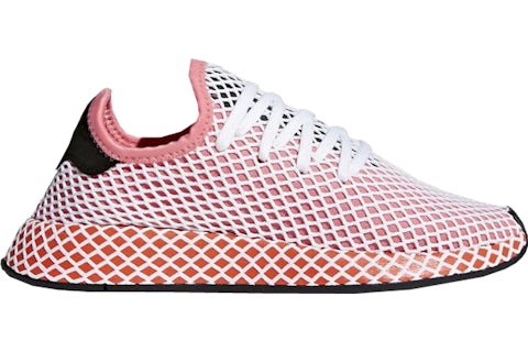 adidas Deerupt Chalk Pink Bold Orange (Women's) CQ2910 US
