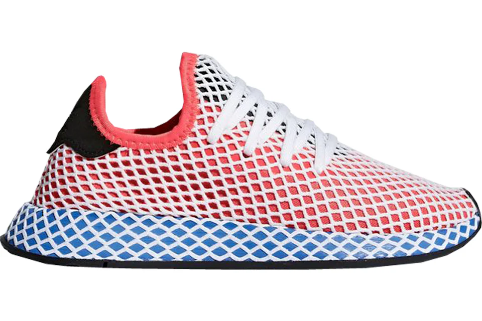 adidas Deerupt Solar Red Bluebird Youth