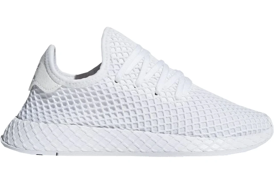 adidas Deerupt Triple White Youth CQ2935 US