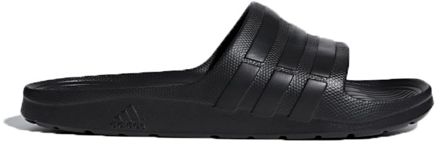 adidas Duramo Slides Triple Black - S77991 -