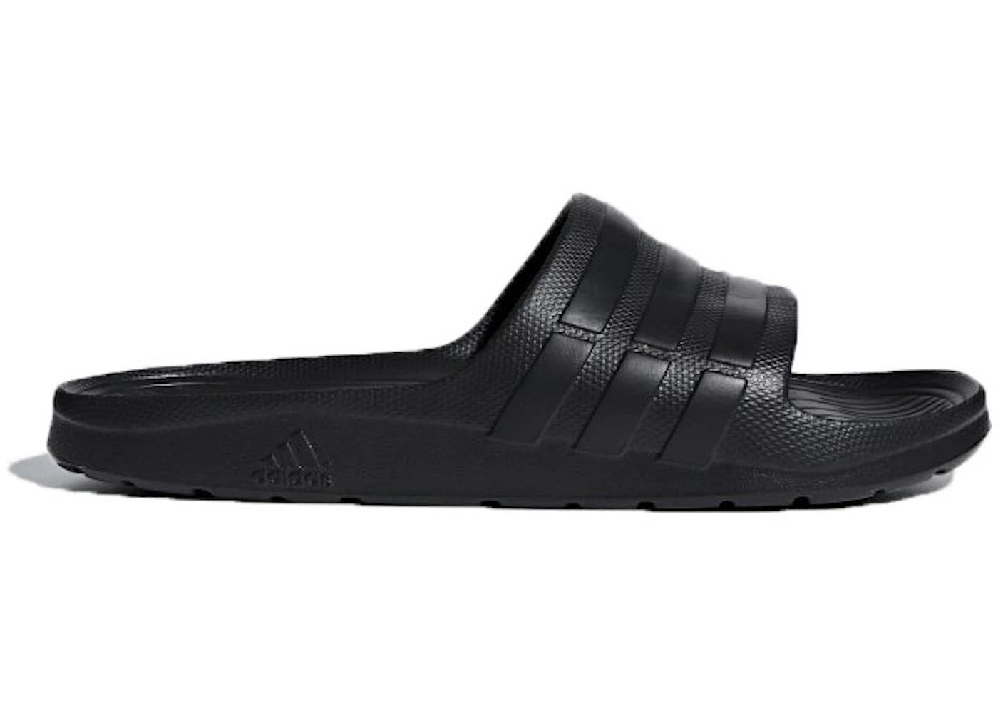Adidas duramo black slide Clearance