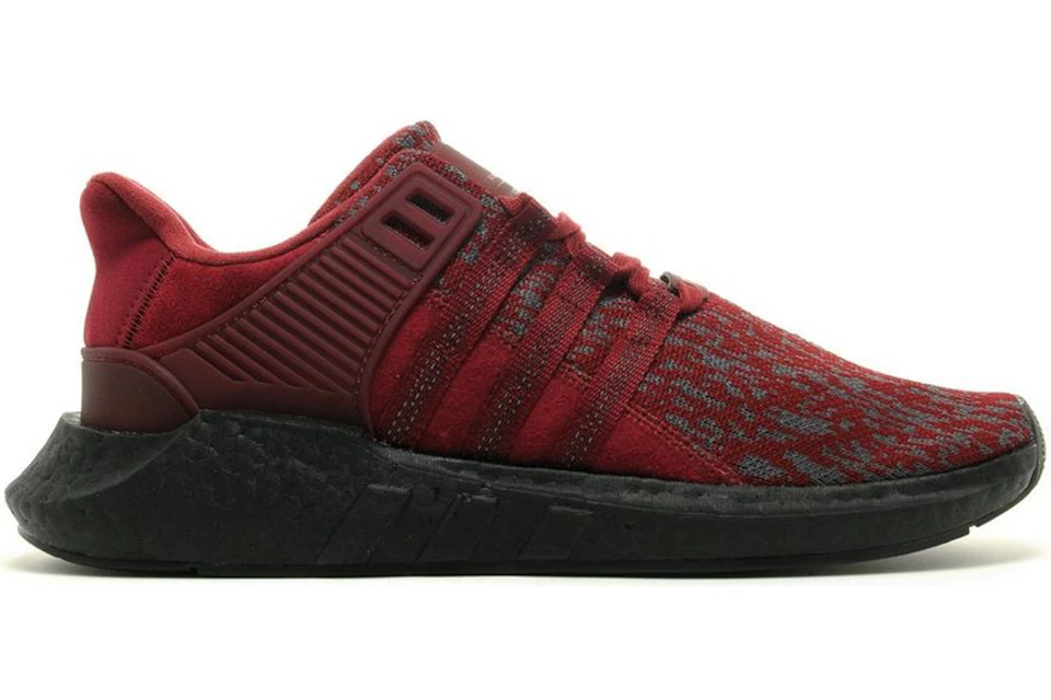 adidas EQT Support 93/17 JD Sports Burgundy Suede