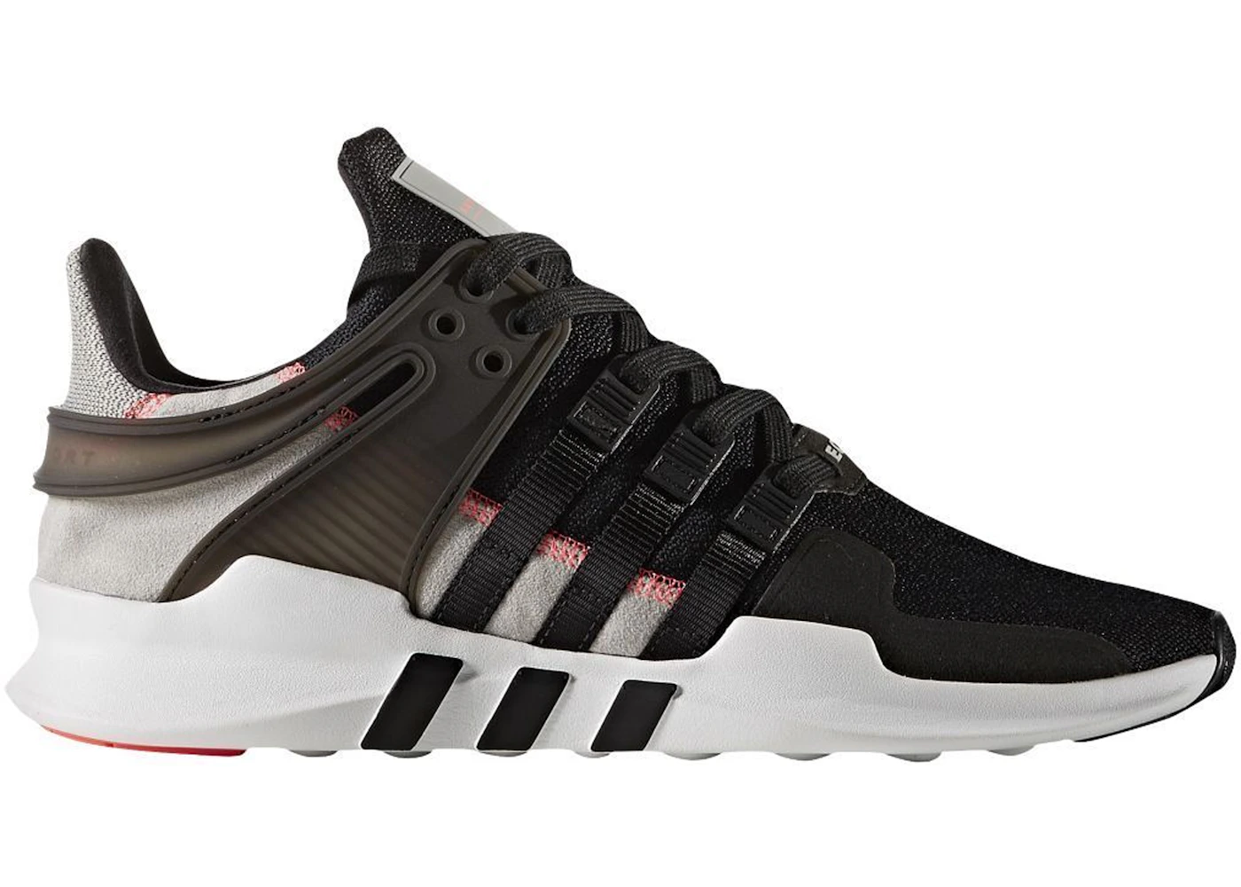 adidas EQT Support Adv Black Grey Turbo Red Hombre S76962 MX