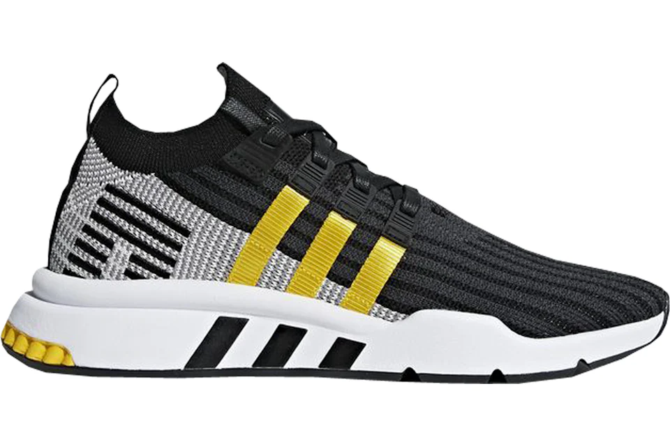 adidas EQT Support Mid Adv Black Equipment Yellow Men s CQ2999 US
