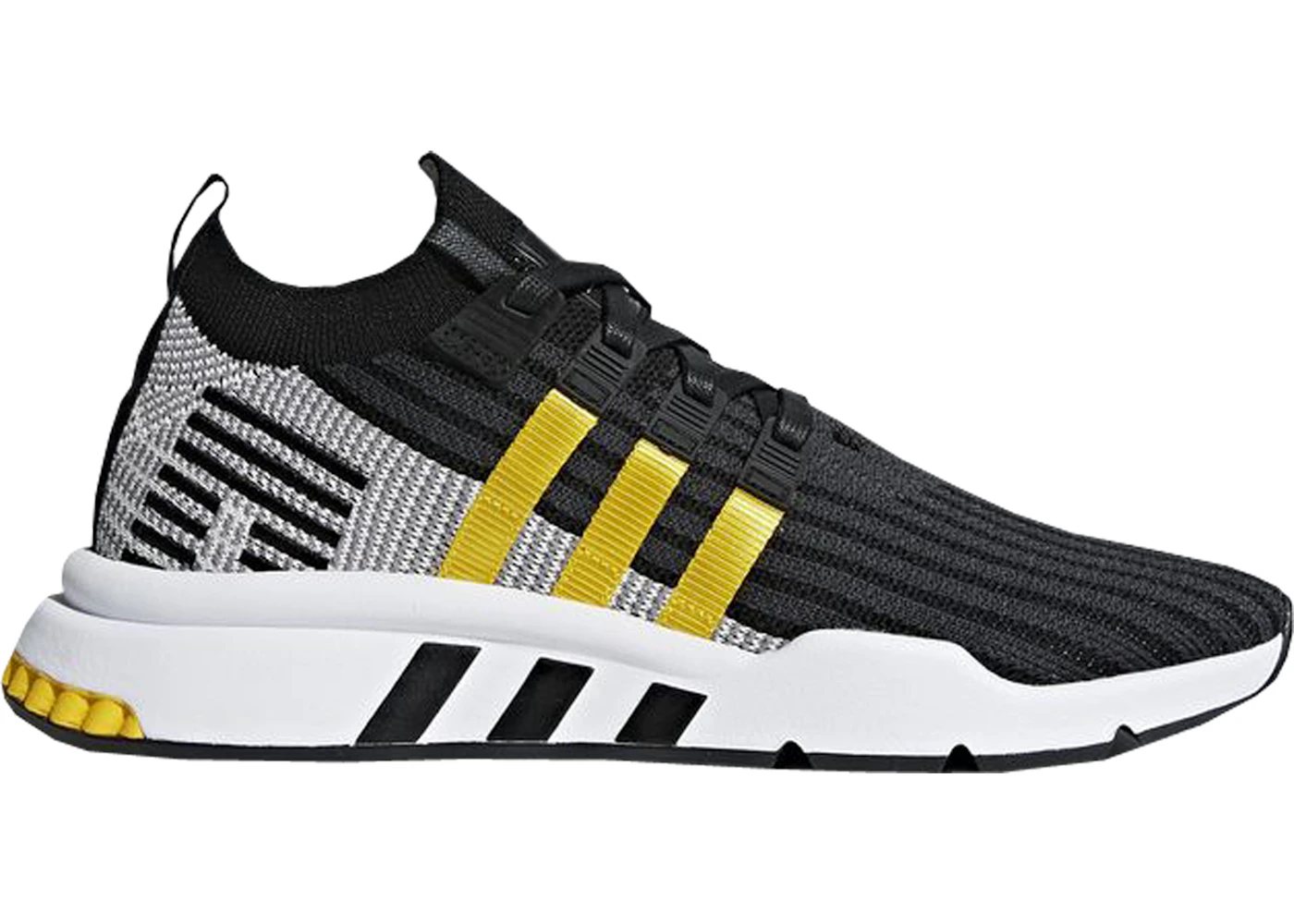 adidas EQT Support Mid Adv Black Equipment Yellow Men s CQ2999 US