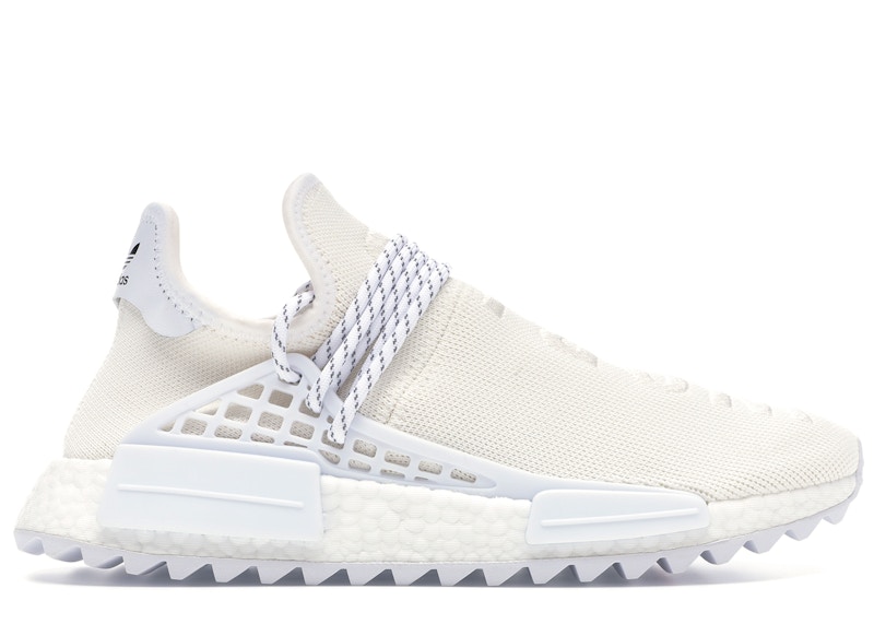 human race nmd white and black