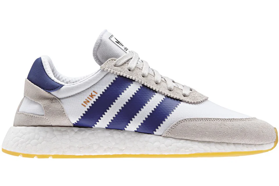 adidas Iniki Runner White Navy Gum Men s BY9722 US