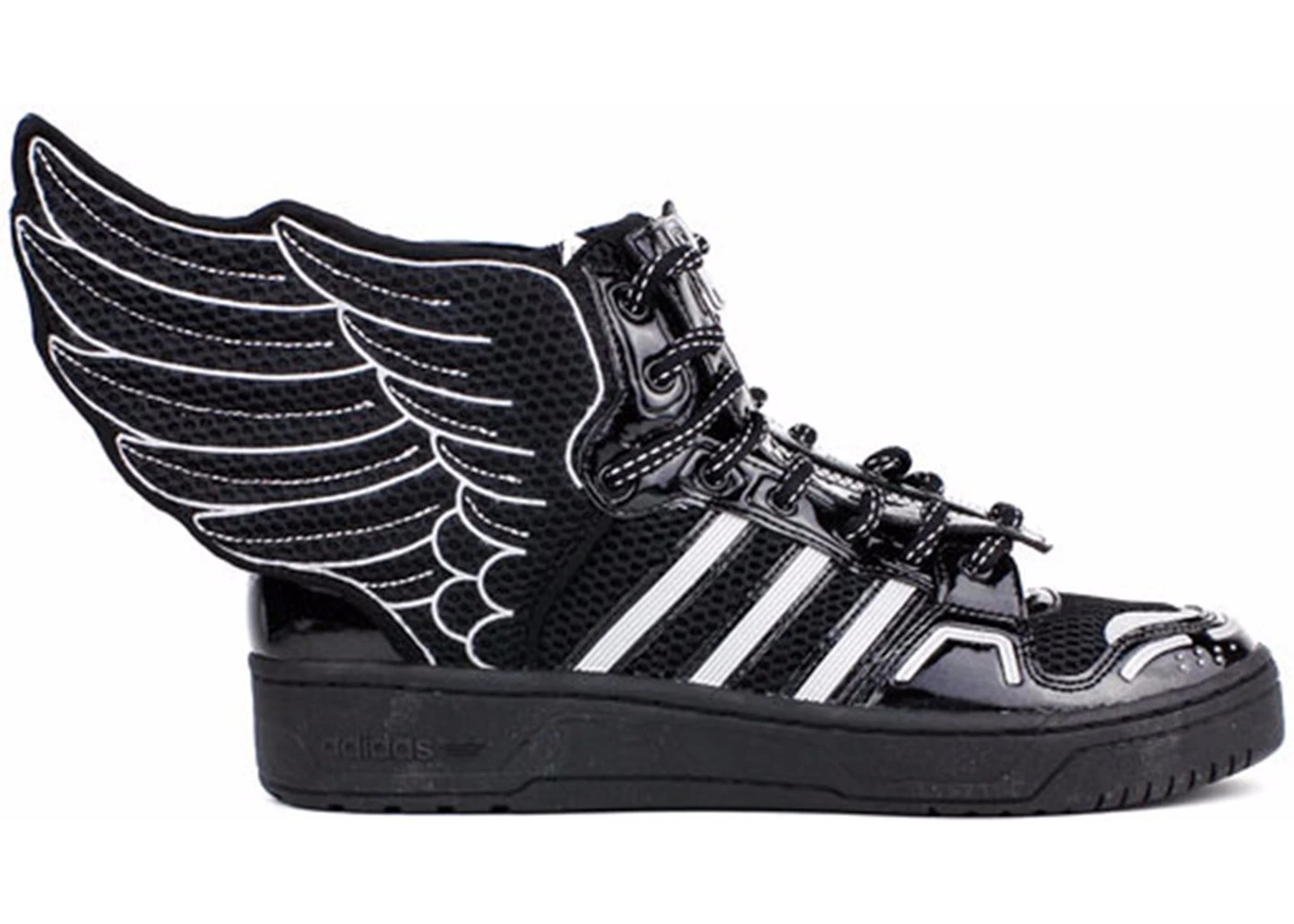 靴 adidas JEREMY SCOTT WINGS 2.0 adidas JS Wings 2.0 Jeremy Scott Mesh Black Men's - S77802 - US