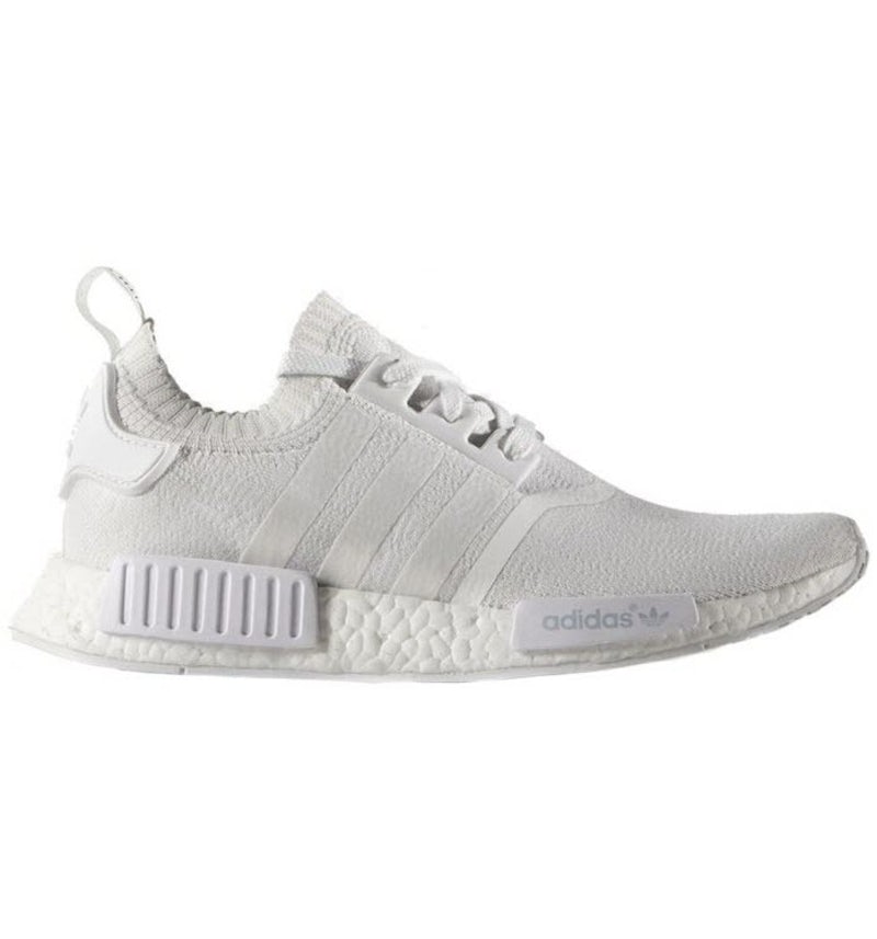 adidas NMD R1 Primeknit Triple White Men's BA8630 US